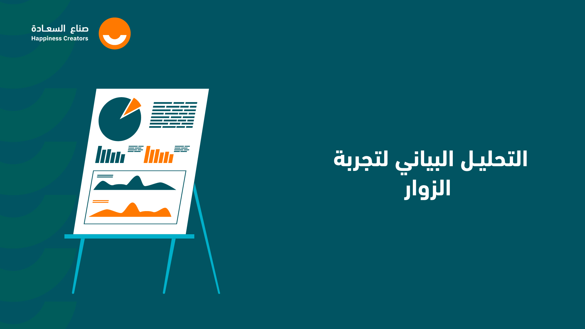 التحليل البياني لتجربة الزوار VEE3